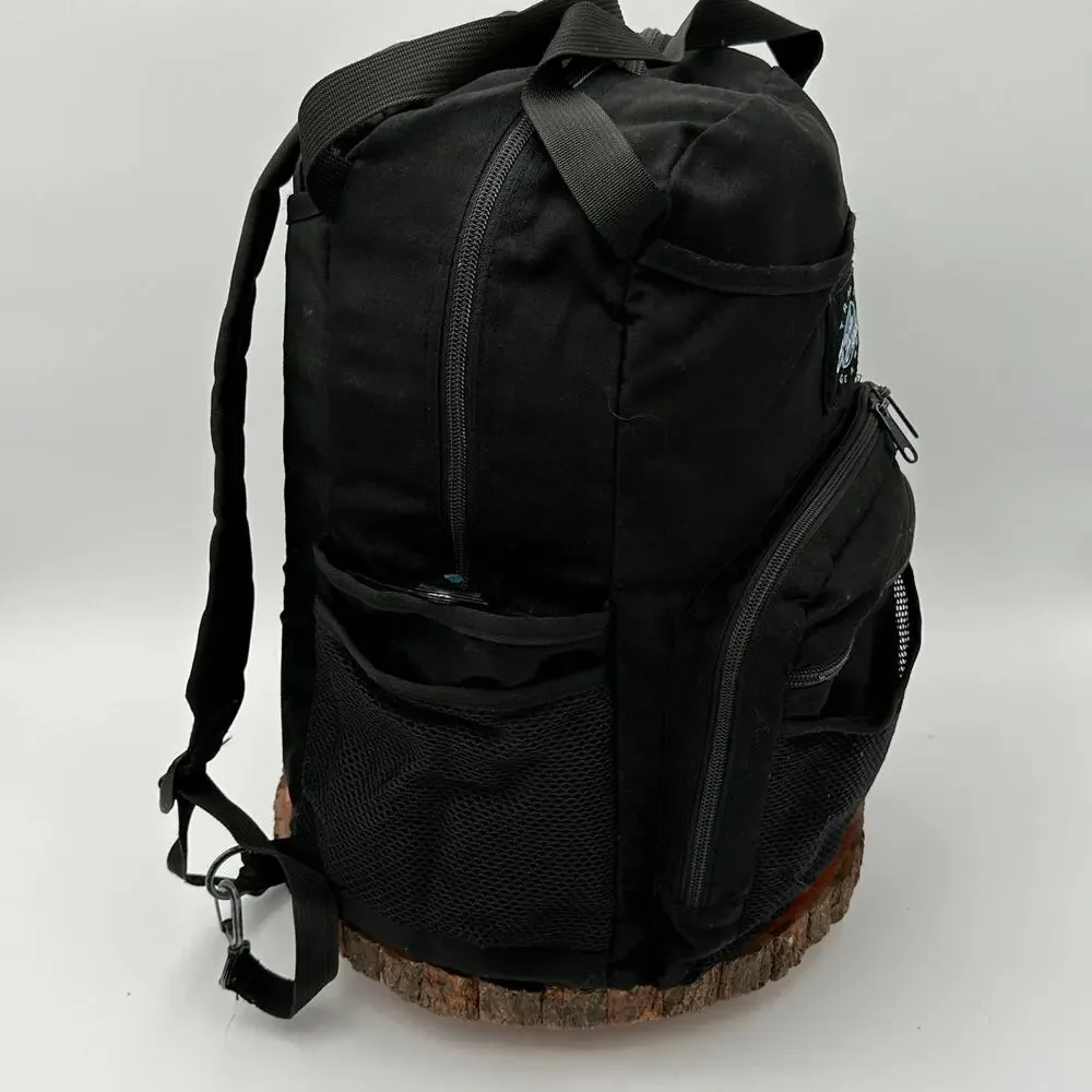 Vintage Eagle Creek Diaper Backpack Black Travel Bag Outdoor Hike Gorpcore EUC
